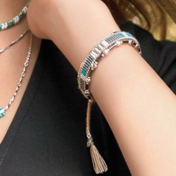 Stella and Dot Layered "Frieze" Bracelet - Picture 2 of 7